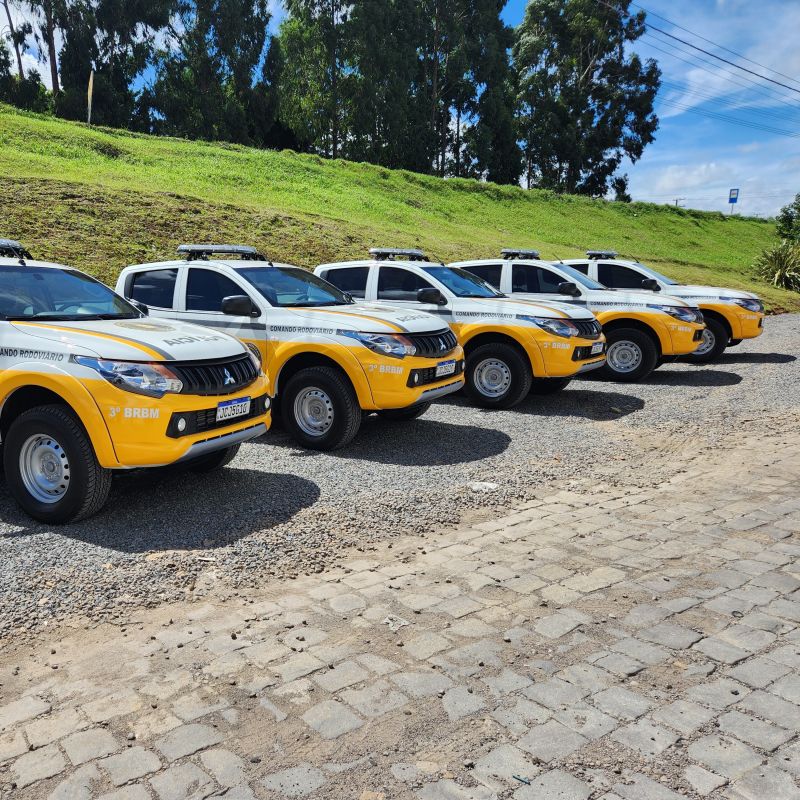 CSG entrega caminhonetes à Brigada Militar e reforma Grupos Rodoviários da PRE no Vale do Caí e na Serra Gaúcha