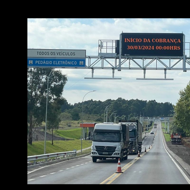 Pedágios free flow começam a cobrar neste sábado (30) no Vale do Caí e na Serra Gaúcha