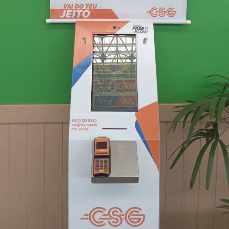 CSG está presente na Festa Nacional da Uva com totem de pagamento do pedágio