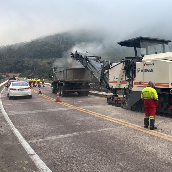 INTERVENÇÃO NA PONTE SOBRE O RIO DAS ANTAS, NA ERS-122 SEGUE ATÉ TERÇA (09/07)