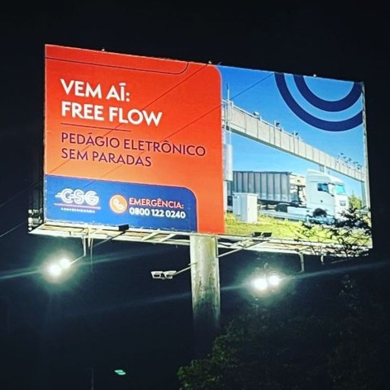 CSG promove campanha educativa sobre o free flow