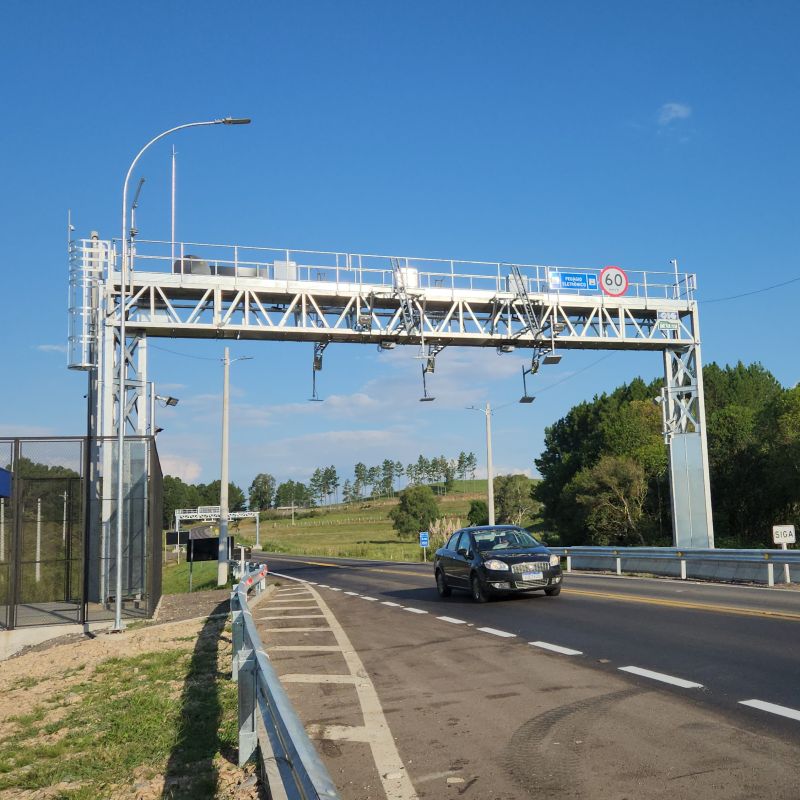 Cinco novos pedágios free flow começam operar dia 30 de março no Rio Grande do Sul