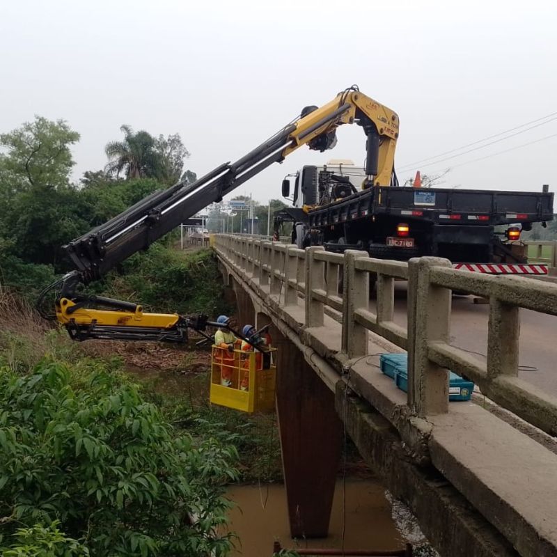 CSG realiza obras de manutenção em seis pontes sobre o Rio Caí