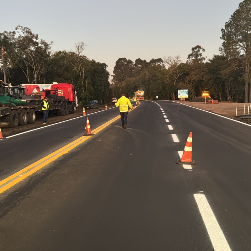 CSG finaliza recuperação de pavimento na RSC-287