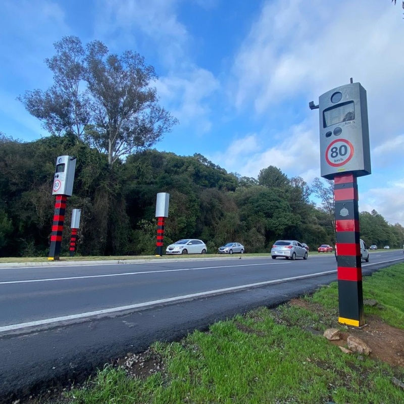 CSG reforça sinalização de radares nas rodovias entre o Vale do Caí e a Serra Gaúcha